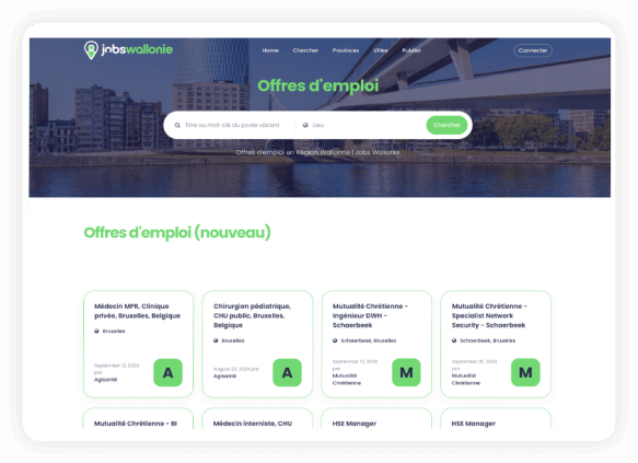 Offres d'emploi région Wallonne | Jobs Wallonie | Trouvez toutes les offres d'emploi en Wallonie. Postulez facilement en ligne pour votre prochain emploi